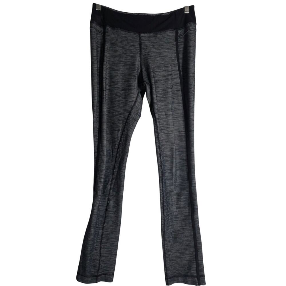 Womens Lululemon Gray Bootcut Yoga Pants 8 Athletic Flare Leggings Minimalist